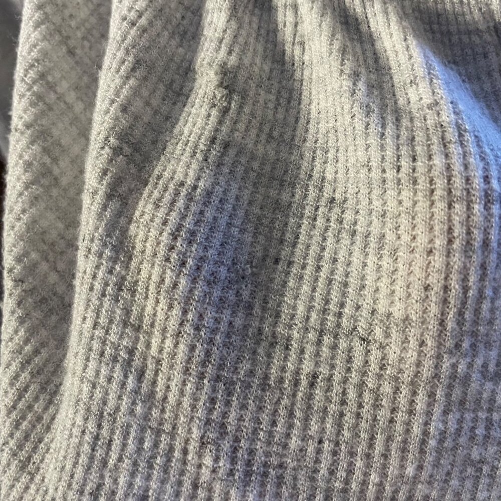 Alya Made in USA babydoll waffle knit top XS cottagecore coquette indie sleaze - Picture 5 of 10
